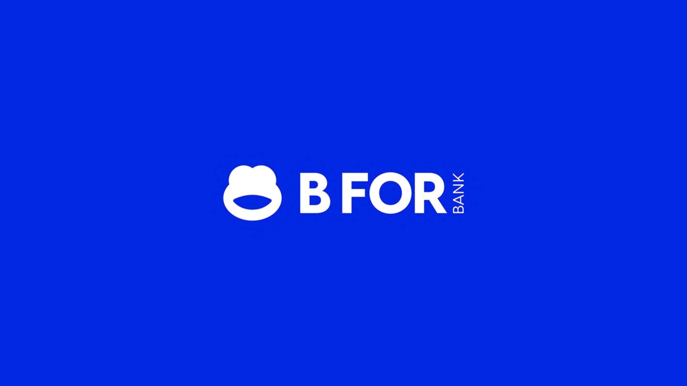Logo BFB sur fond bleu