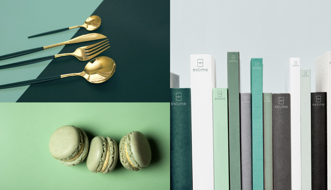 Des couverts, des macarons et des livres