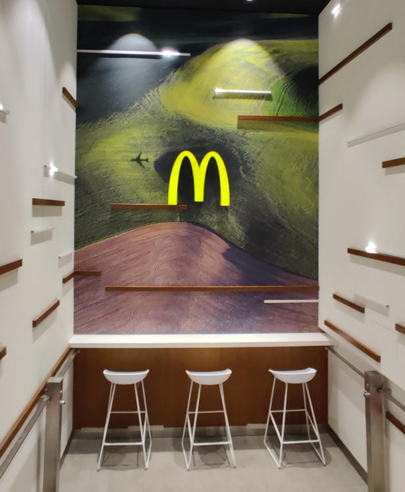 Image de l'intérieur d'un Mcdo