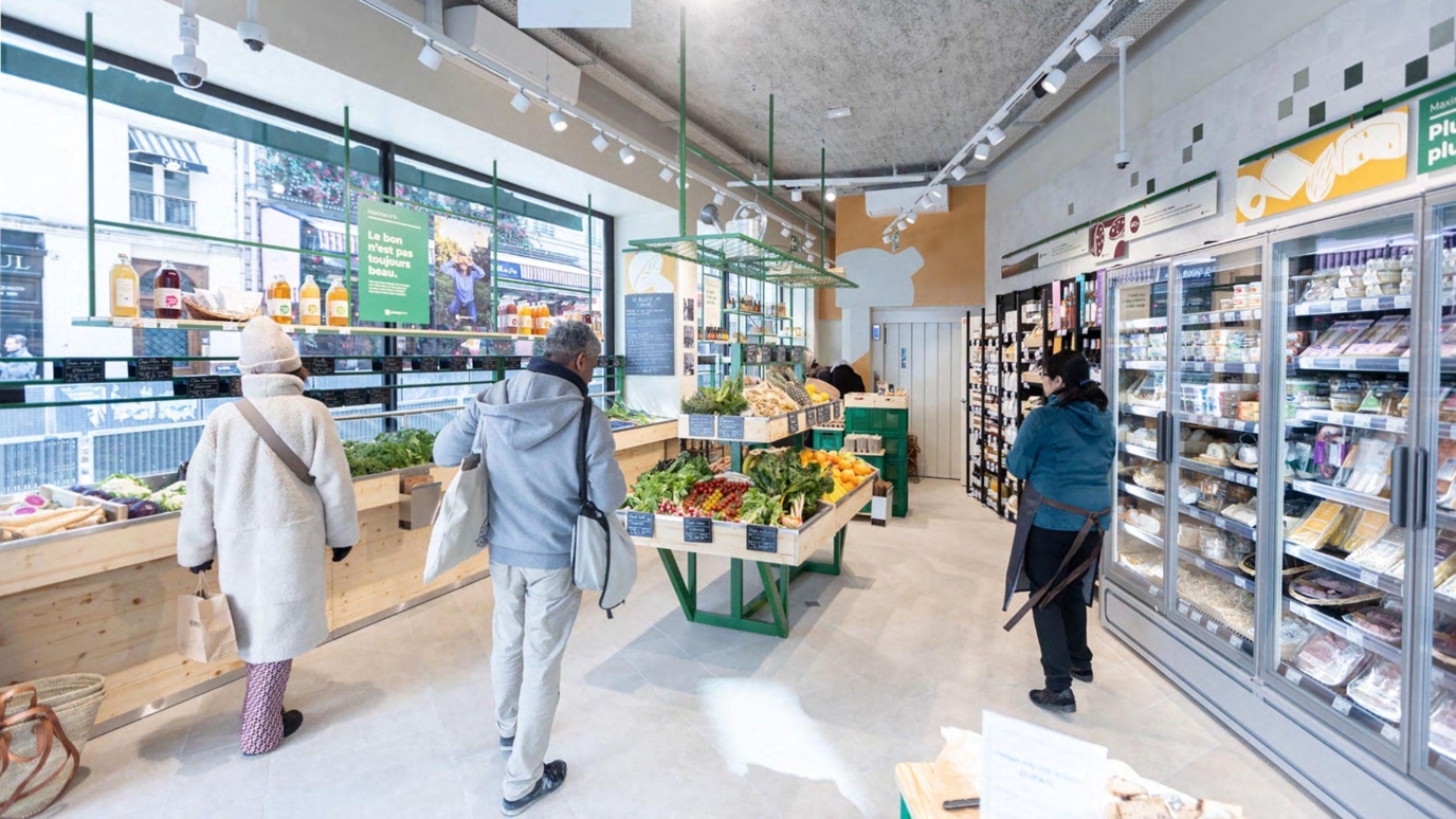 Intérieur d'un magasin Potager City