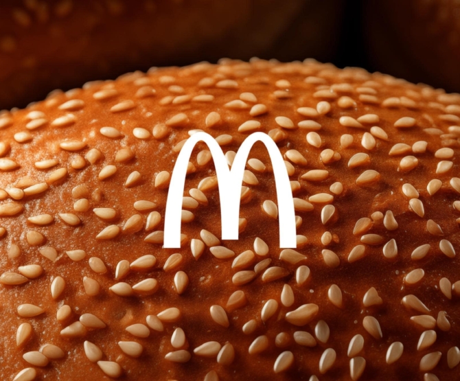 Photo d'un pain de burger Mcdo