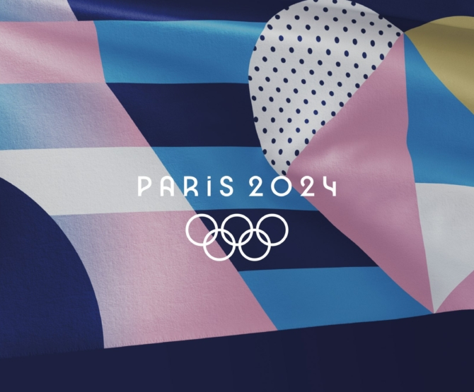Image d'un drapeau Paris 2024