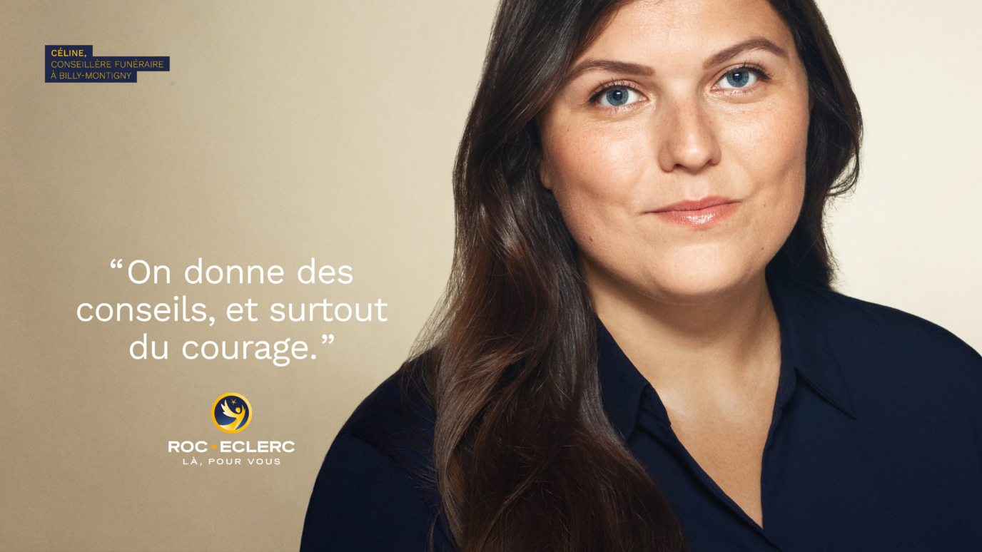 Visuel d'un collaborateur RocEclerc avec une phrase présentant son métier